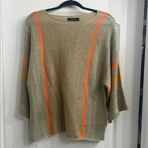 Women's Multicolor Striped Sweater